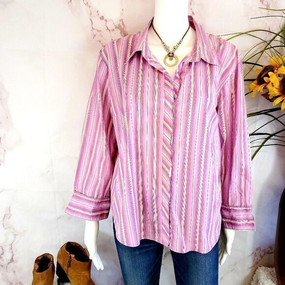 ALC front snap button shirt - Picture 3 of 7